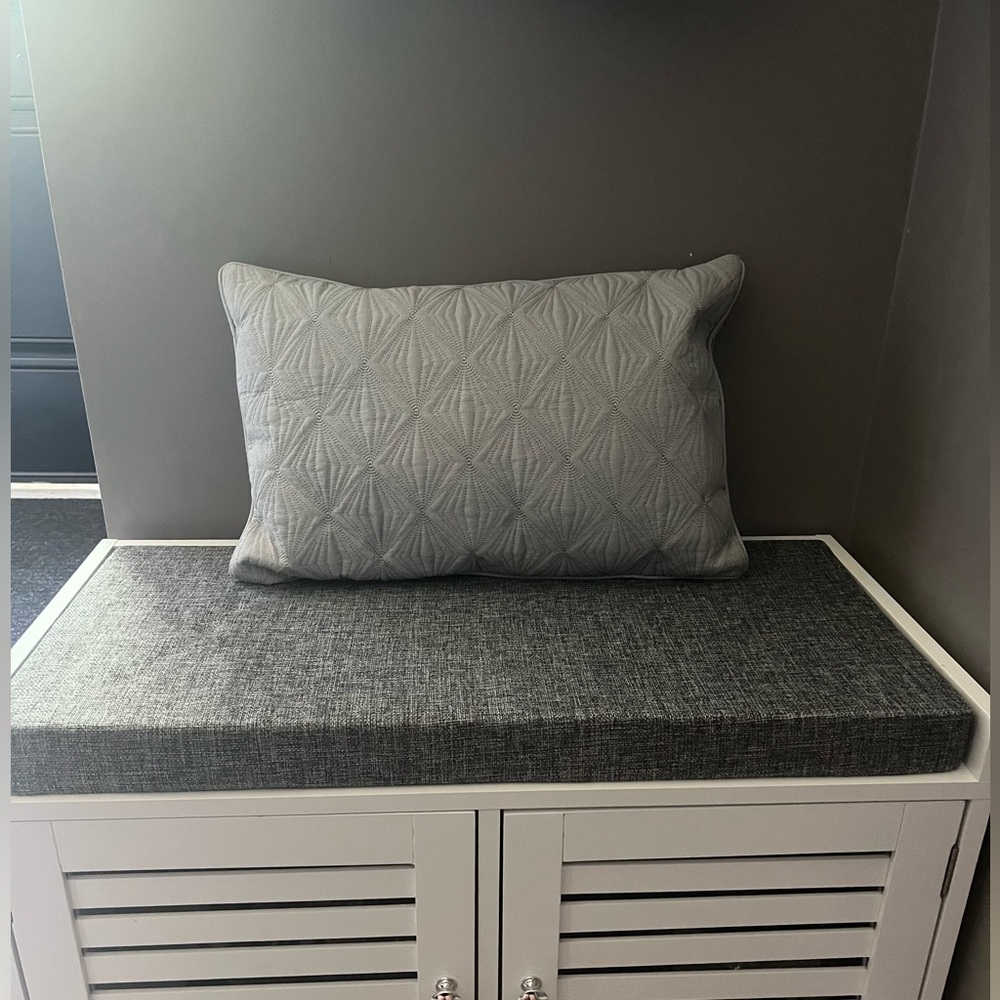 Decorative Grey Throw Pillow